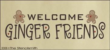 316 - Welcome Ginger Friends - The Stencilsmith
