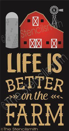 3267 - Life is better on the Farm - The Stencilsmith