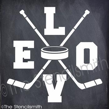 3330 - LOVE (hockey) - The Stencilsmith