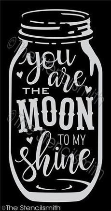 3380 - You are the moon to my shine - The Stencilsmith