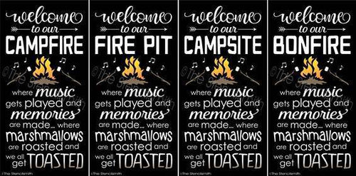 3407 - Welcome to our Campfire ... where music - The Stencilsmith