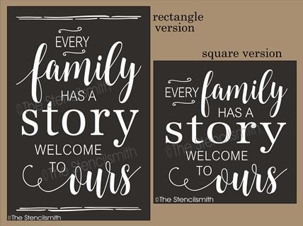 3666 - every family has a story - The Stencilsmith