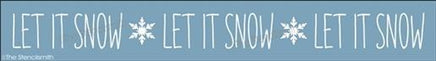 3756 - Let it snow Let it Snow - The Stencilsmith