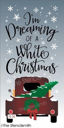 3766 - I'm dreaming of a White Christmas - The Stencilsmith