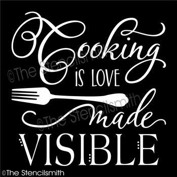 3799 - Cooking is love - The Stencilsmith