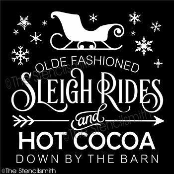 3838 - Olde Fashioned Sleigh Rides - The Stencilsmith