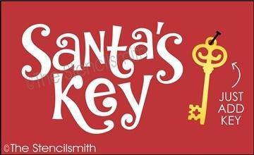 3844 - Santa's Key - The Stencilsmith