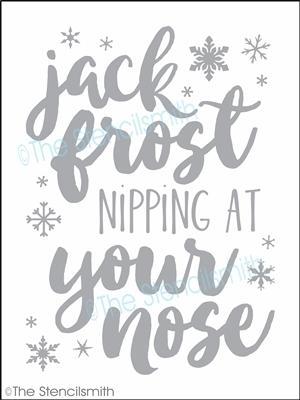 3847 - Jack Frost nipping at your nose - The Stencilsmith