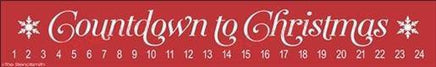 3885 - Countdown To Christmas - The Stencilsmith