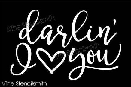 3913 - darlin' i (heart) you - The Stencilsmith