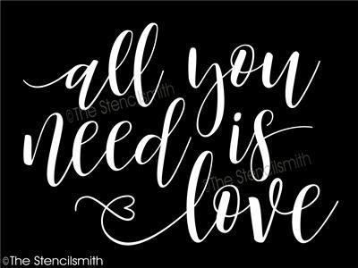 3959 - all you need is love - The Stencilsmith