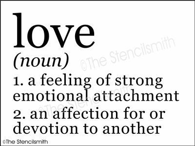 3976 - love definition - The Stencilsmith