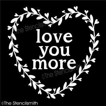 4016 -  love you more - The Stencilsmith