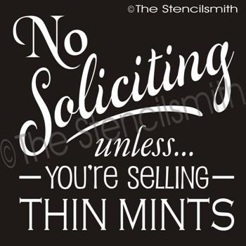 1875 - No Soliciting unless - The Stencilsmith