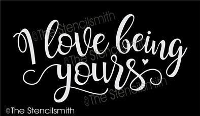 4077 - I love being yours - The Stencilsmith