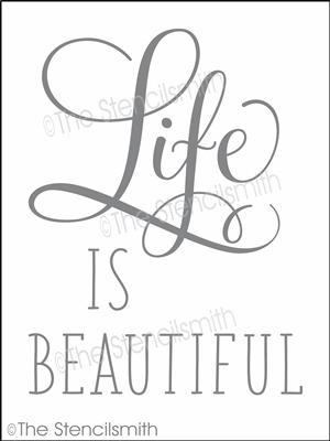 4122 - Life is beautiful - The Stencilsmith