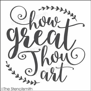 4149 - how great Thou art - The Stencilsmith