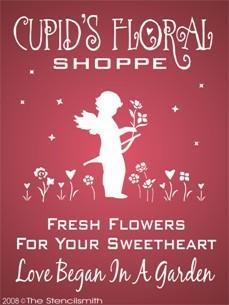 415 - Cupid's Floral Shoppe - The Stencilsmith
