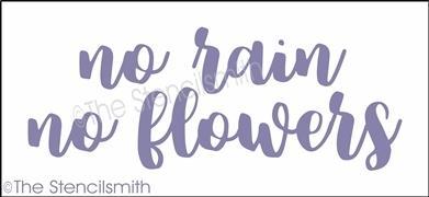 4277 - no rain no flowers - The Stencilsmith