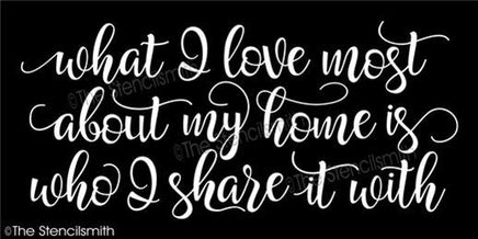 4287 - What I love most about my home - The Stencilsmith