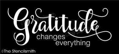4325 - Gratitude changes everything - The Stencilsmith