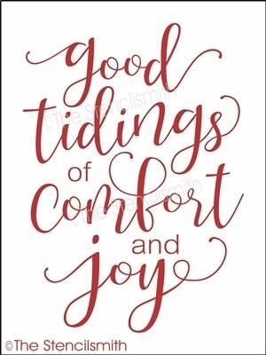 4527 - good tidings of comfort and joy - The Stencilsmith