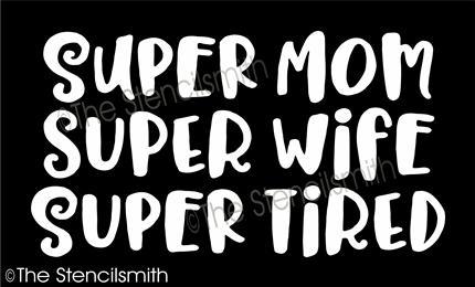 4547 - super mom wife - The Stencilsmith