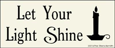 Let Your Light Shine - The Stencilsmith