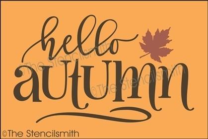 4580 - hello autumn - The Stencilsmith