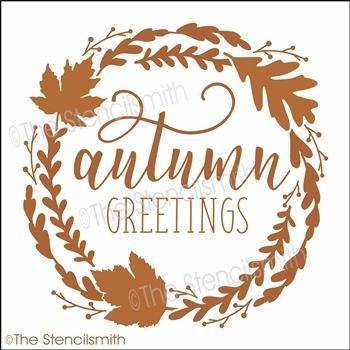 4640 - Autumn Greetings - The Stencilsmith