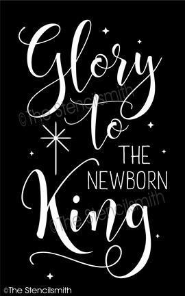 4689 - Glory to the newborn King - The Stencilsmith