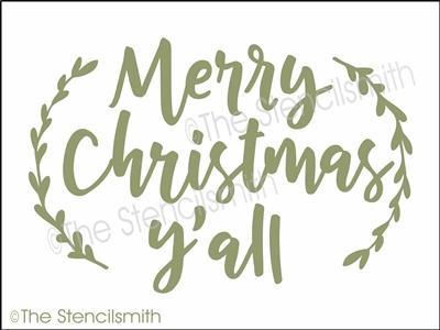 4692 - Merry Christmas Y'all - The Stencilsmith