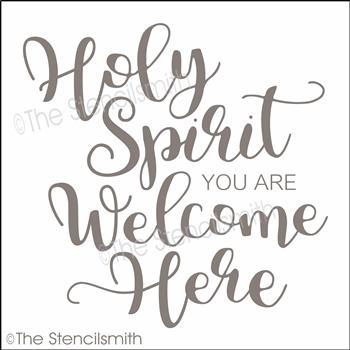 4778 - Holy Spirit you are welcome here - The Stencilsmith