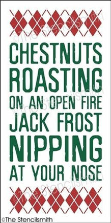 4780 - Chestnuts roasting on - The Stencilsmith