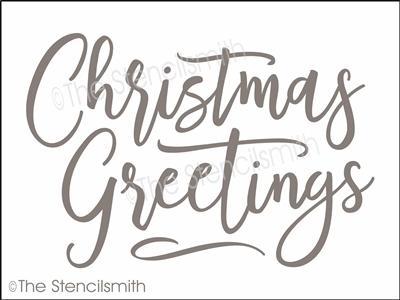 4804 - Christmas Greetings - The Stencilsmith