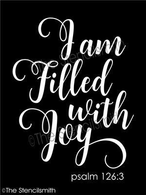 4812 - I am filled with Joy - The Stencilsmith