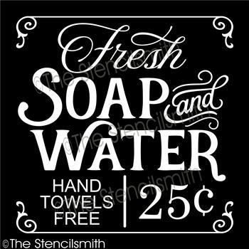 4892 - Fresh Soap & Water - The Stencilsmith