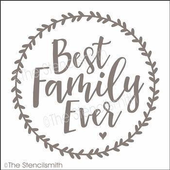 4895 - Best Family Ever stencil