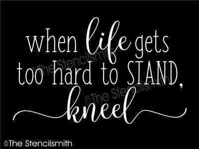 5033 - When life gets too hard - The Stencilsmith