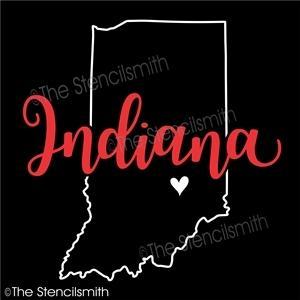 5058 - Indiana (state outline) - The Stencilsmith