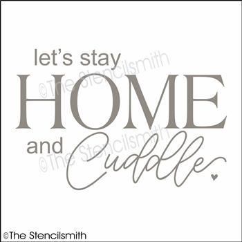 5064 - let's stay home and cuddle - The Stencilsmith