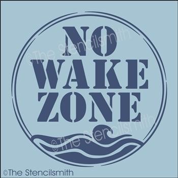 5097 - NO WAKE ZONE - The Stencilsmith