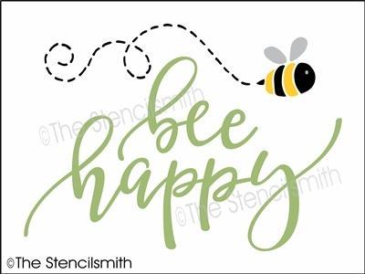 5109 - bee happy - The Stencilsmith
