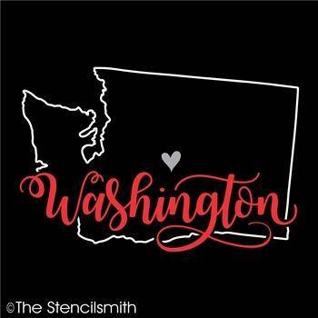 5121 - Washington (state outline) stencil