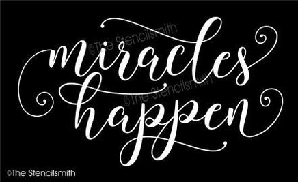 5168 - miracles happen - The Stencilsmith