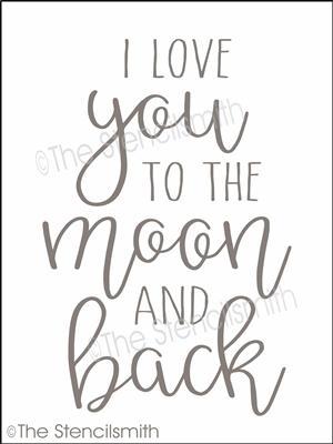 5236 - I love you to the moon - The Stencilsmith