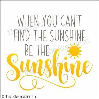 5252 - When you can't find the sunshine - The Stencilsmith