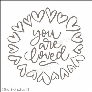 5333 - you are loved - The Stencilsmith