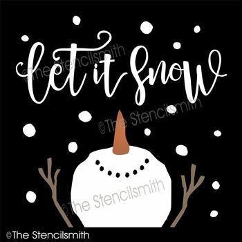 5358 - let it snow - The Stencilsmith