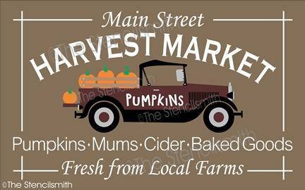 5443 - Main Street Harvest Market - The Stencilsmith